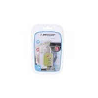 Lacat cu cifru TSA pentru bagaje, 31x63x14 mm, verde, Dunlop, 10283